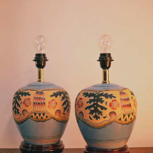 Table lamp Mediterranean style like new