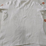 Basic white knitted top one size in excellent condition