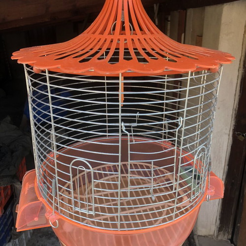 Round metal small bird cage, new