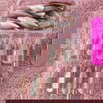  Σετ Press on Almond Νύχια 24 τμχ