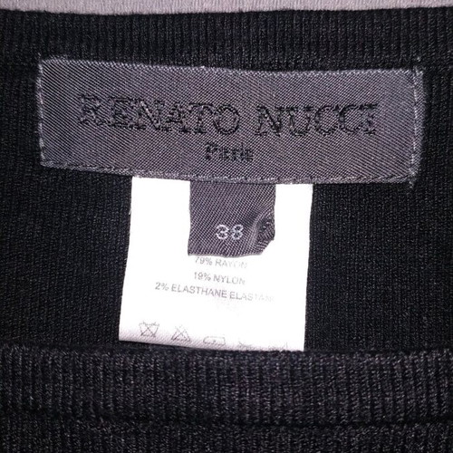 Renato Nicci black dress like new, knitted winter size 38