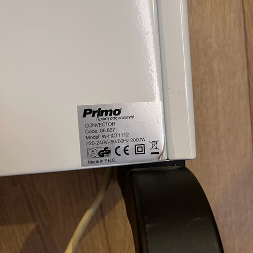 Primo 2000W space heater used