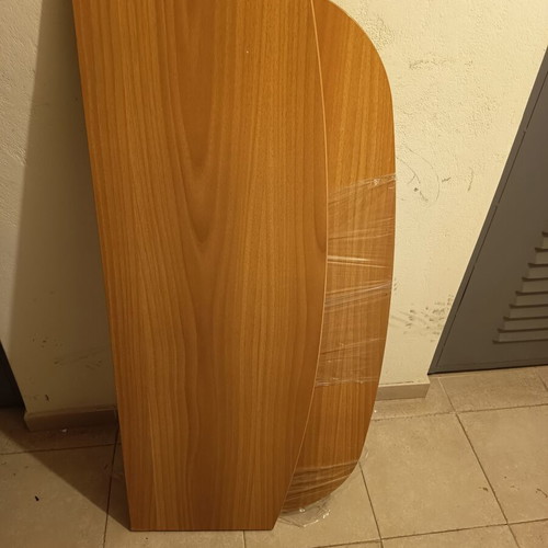 Neoset Desk and Shelves like new, light brown