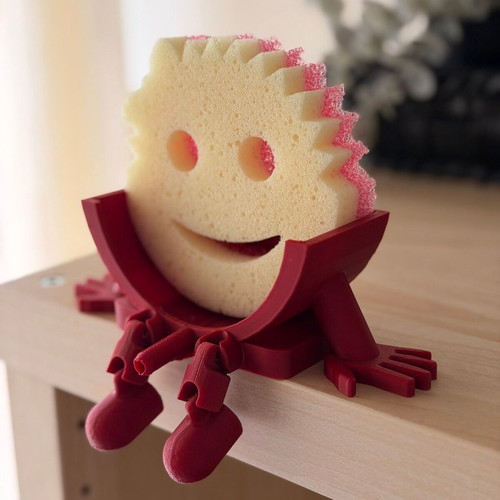 Scruby holder for Scrub Daddy sponge made to order