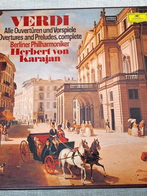 Verdi Berliner Philharmoniker Herbert Von Karajan box set vinyl used, classical