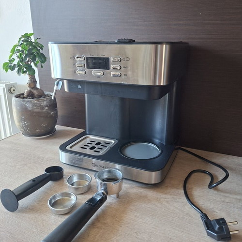Dosette Coffee Maker used, makes French coffee, espresso, and milk froth