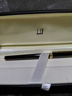 Dunhill Gemline vintage πένα καινούργια με πολυτελή θήκη