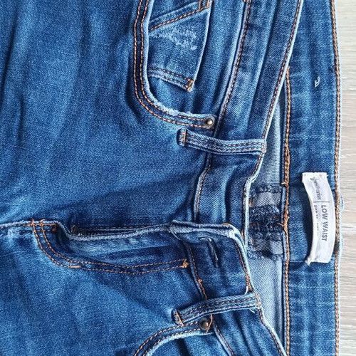 Stradivarius Low Waist skinny jeans like new, blue, size 38