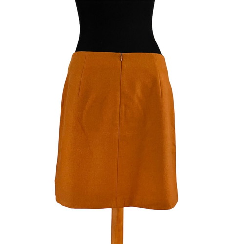Esprit wool skirt new, brown camel, size L