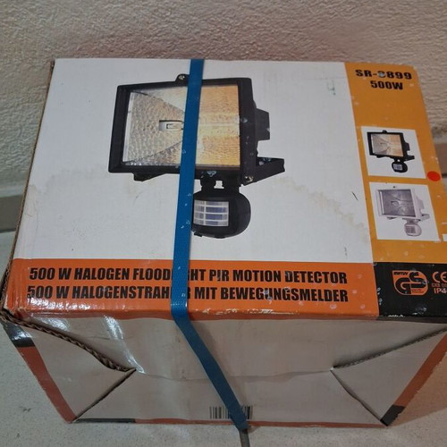 Προβολέας αλογόνου 500W καινούργιος με αισθητήρα κίνησης για εξωτερικούς χώρους