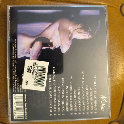 Cradle of Filth Midian CD like new