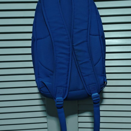 Adidas backpack blue used for daily activities