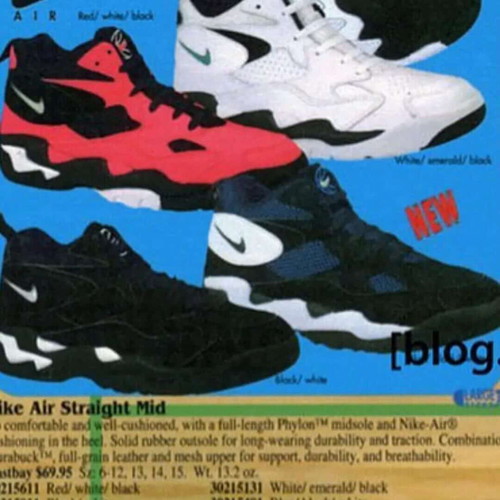 Nike Air Straight Mid OG sneakers size EU 43 new, vintage 1995