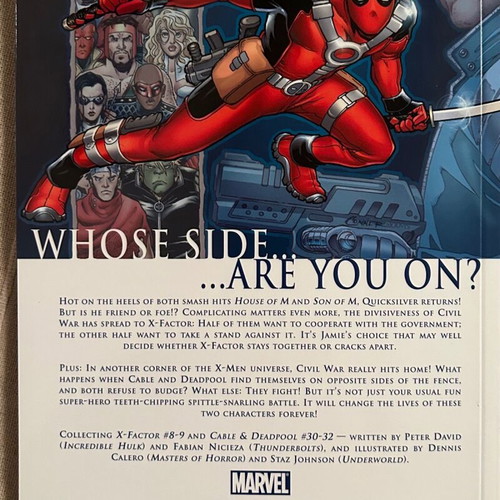 Civil War Volume X-Men Universe Marvel like new, English