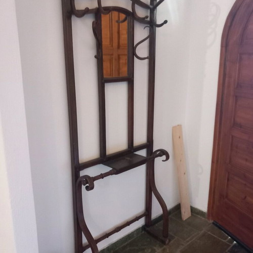 Authentic Entrance Portmanteau (Monk) Art Nouveau / Thonet Style - J. & J. Kohn (1900-1920)