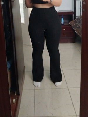 Airy pants like new, size M, black