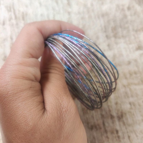 Metal bracelets used, colorful, thin, from Istanbul