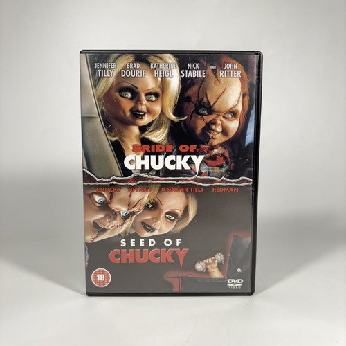 DVD Bride of Chucky and Seed of Chucky like new, subtitles