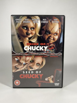DVD Bride of Chucky and Seed of Chucky like new, subtitles