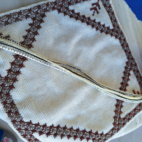 Multilayer bracelet used white with rhinestones
