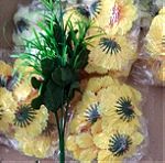  Διακοσμητικό μπουκέτο με λουλούδια