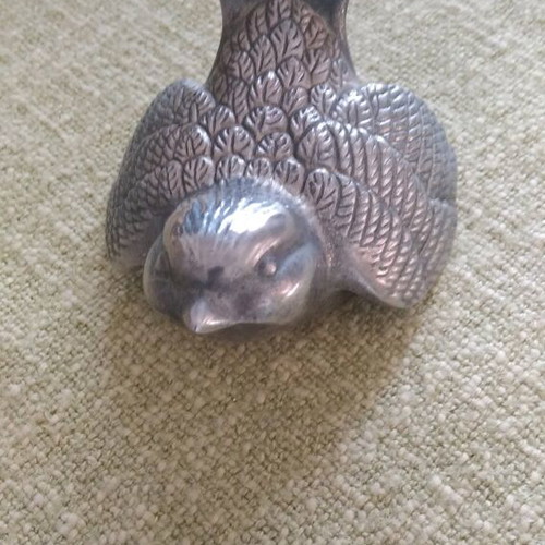 Bird bottle opener like new stainless steel, 9 cm length