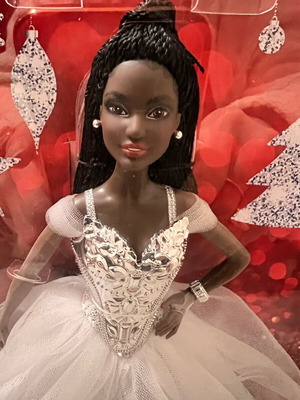 Barbie Signature Holiday 2021 Silver Gown NRFB
