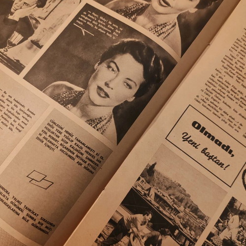 Rare collectible cover Alice Vougiouklaki from Turkish magazine like new