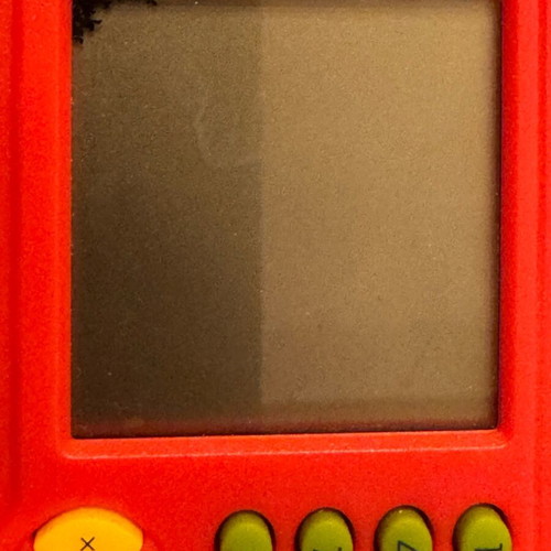 Pokémon Pokédex console used with dead pixels