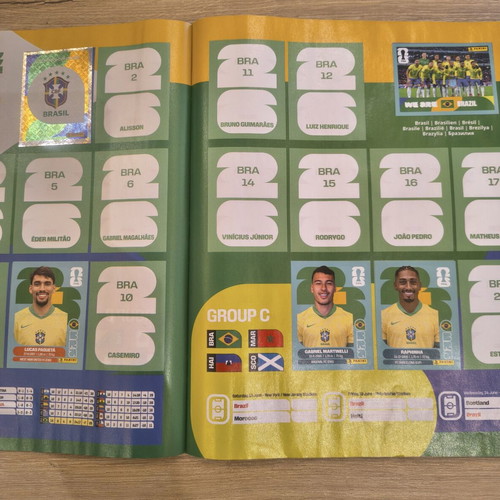 Panini album FIFA World Cup 2026 like new with 150 stickers and Coca Cola extras