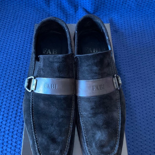 FABI shoes brown loafers like new, size 44