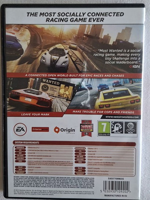 Most Wanted PC game like new