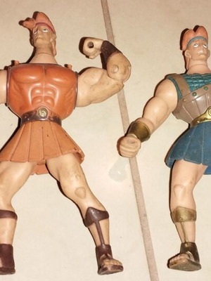 Disney Hercules φιγούρες δράσης από τη δεκαετία του ’90 με μηχανισμό που δεν λειτουργεί