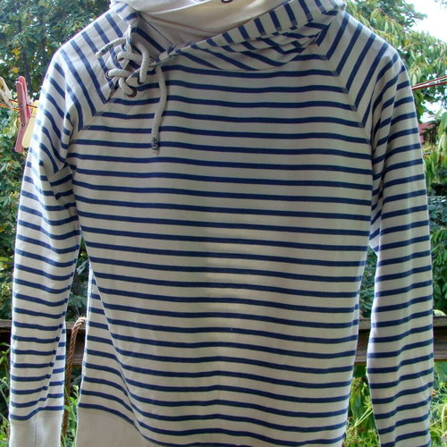 FLG Flashlights Double Hood Lace Up sweatshirt like new, size S 36/38