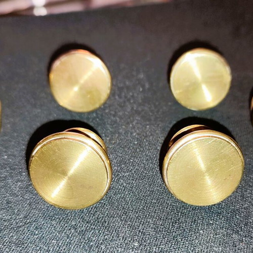 Vintage brass small furniture knob used