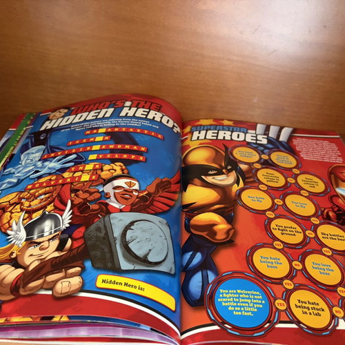 Marvel Superhero Squad Pedigree sticker album