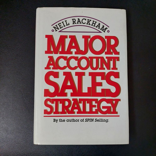 Book Major Account Sales Strategy Neil Rackham like new