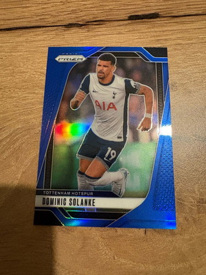Dominic Solanke Tottenham 2024-25 Panini Prizm EPL Blue Prizm