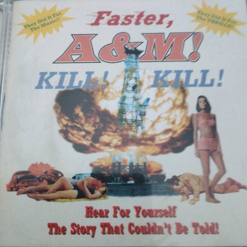 Va Faster A&M! Kill! Kill! 2Cd Album like new, rock