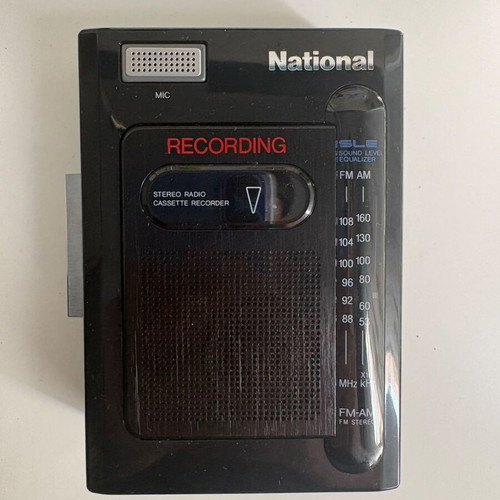 National RX-SR39 stereo radio cassette recorder new