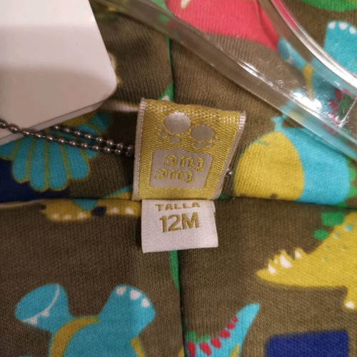 Baby jumpsuit jacket for 12 months new with dinosaur design