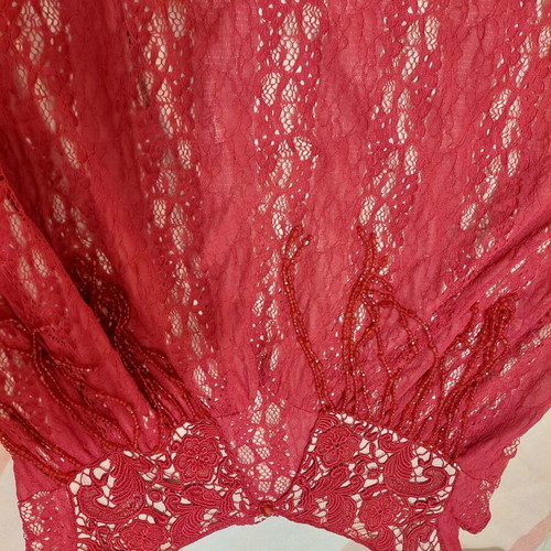 Laurie & Joe lace embroidered evening dress like new, size L