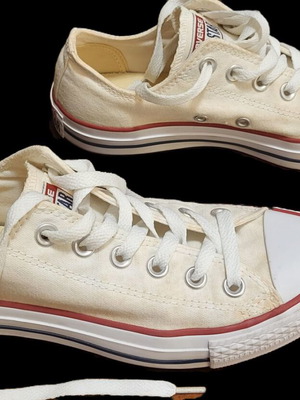 All Star canvas shoes used, size 37, white