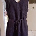 In Wear linen dress used, size 42, chocolate brown