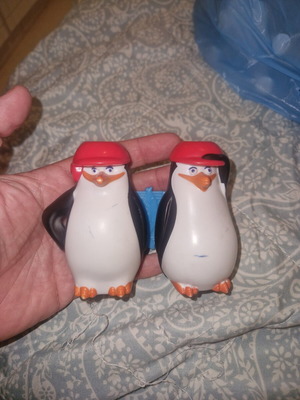 Penguins of Madagascar collectible toys from McDonald's Happy Meal