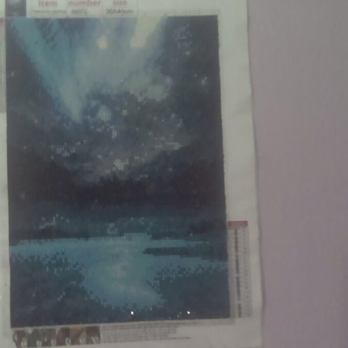 Diamond handmade painting like new