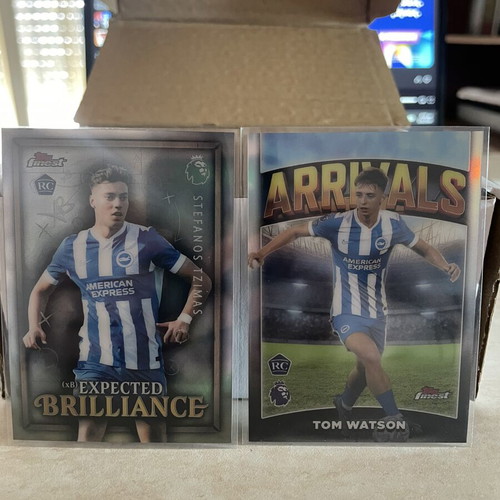 Brighton Rookies Lot Topps Finest cards new