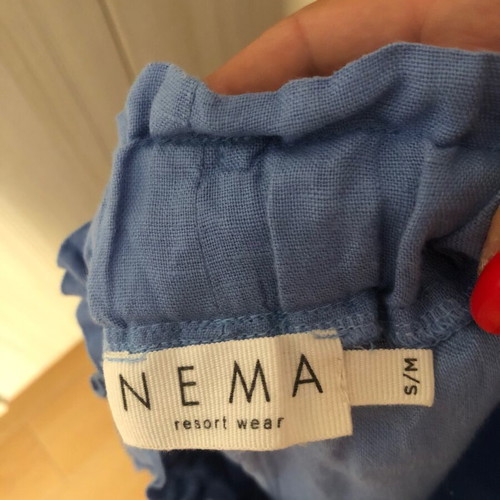 Nema Resort blue linen pants size S/M like new