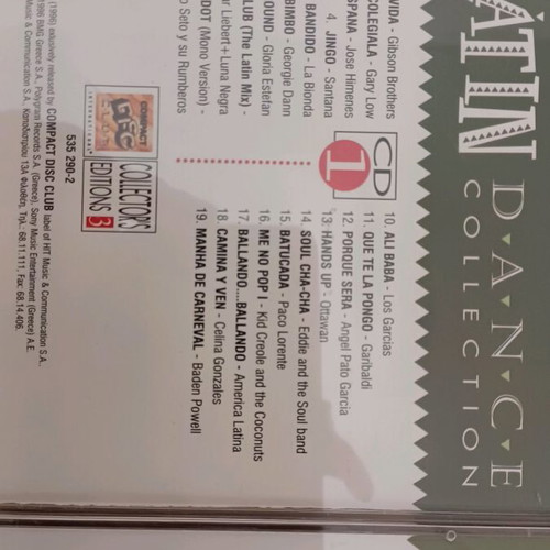 Latin CD collection used, set of 4