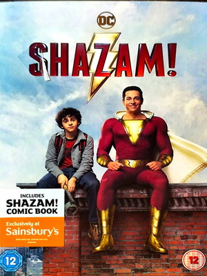 Shazam! DVD ταινία δράσης κωμωδίας με Zachary Levi, ελληνικοί υπότιτλοι